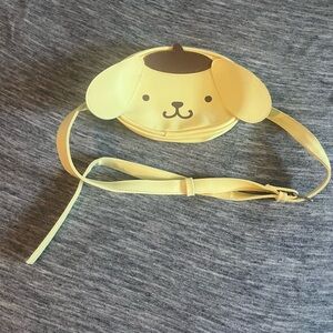 Sanrio Pompompurin neck pouch/crossbody bag.